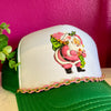 Vintage Pink Santa Trucker Hat