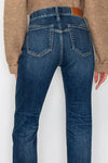 AV Dark Denim High Rise Straight Jean