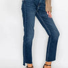 AV Dark Denim High Rise Straight Jean