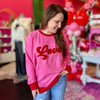 Red & Pink Love Sweatshirt