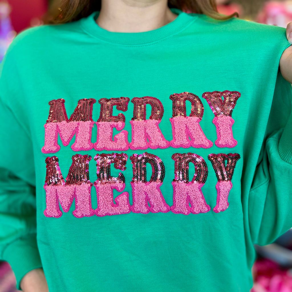 Merry Merry Green Sweatshirt