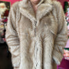 Tiff Taupe Faux Fur Jacket