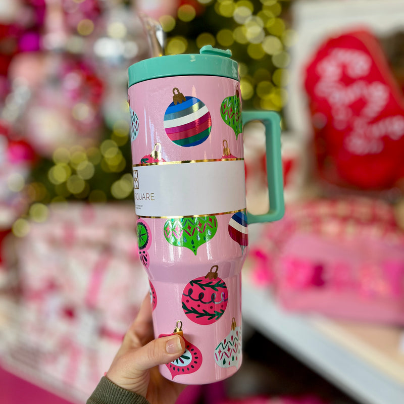 Pink Ornament 30oz Tumbler