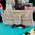 Marfa II Pearl Tooled Purse