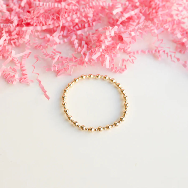 BB Katy Gold Beaded Bracelet