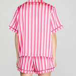 Pink Striped Pajama Set