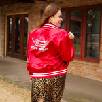 Country Club Member Red Satin Jacket