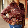 RQ El Rodeo Cowboy Satin Top