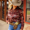 RQ El Rodeo Cowboy Satin Top