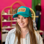 Save Water Drink Margs Teal Trucker Hat