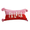 FaLaLa Pink & Red Lumbar Pillow