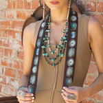 Big Concho Brown Twilly Scarf