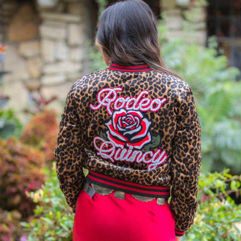 RQ Rebel Rose Leopard Jacket