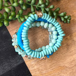 Turq Blue Tone Bracelet Set