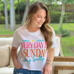 Everyday is Sunday Crop Tee