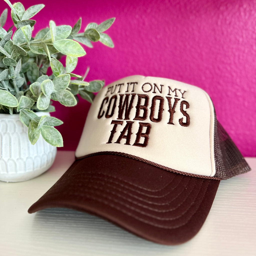 Put it on my Cowboys Tab Trucker Hat