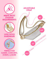 On the Go Clear Bum Bag