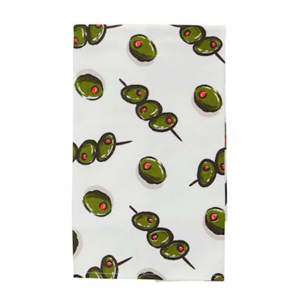 Olives Cotton Bar Towel