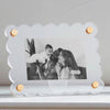 Rectangle Scallop Acrylic Mini Frame 