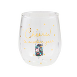 Cheers Icon Birthday Wine Glass