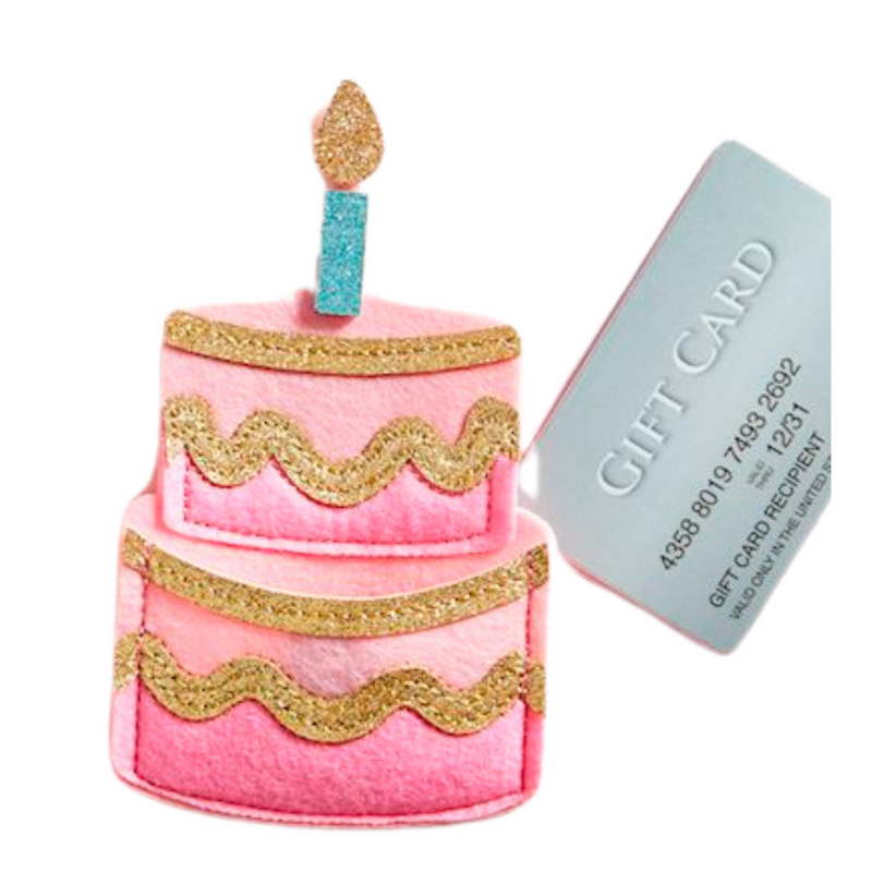 Birthday Cake Felt Gift Card Holder